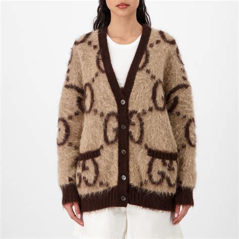 gucci mohair cardigan|gucci ghost cardigan.